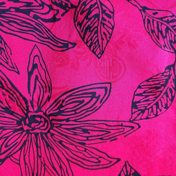 Chico Size 2 Red Silk tunic - Picture 4 of 5